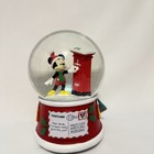 Disney Mickey Mouse Christmas Postcard Snow Glove