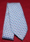 Boy s Vineyard Vines Made In U s a  Light Blue pink blue Fish Motif Tie 