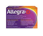 Allegra-d 12hr Non-drowsy Allergy Nasal Congestion Relief 30caplet 120mg Usaship