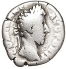 Ancient Roman Empire Coin Silver Denarius Commodus 177 - 192 Ad Authentic  30475