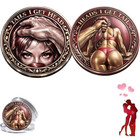 Funny Adult Decision Coin - Tails I Get Head Token - Cheeky Anniversary Gag Gicw
