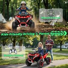 24v Kids Ride On Car 4wd Atv Electric Toy Car Battery Power Wheels W remote Red