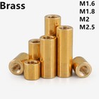 Brass Lengthen Round Nuts Standoff Spacer Pillar M1 6 M1 8 M2 M2 5