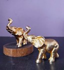 Trunk Up Elephant Showpiece Decorative Statue For Home Office Decor