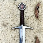 Accolade Sword Of Knights Templar  38-inch Full-tang Carbon Steel  Medieval