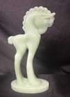 Vintage Mosser Jadite Glass Trojan Horse Figurine Circa 1960-70s Gorgeous 