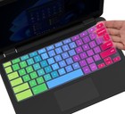 Colorful Keyboard Cover For Dell 11 6 Chromebook 3100 3110   11 6 Inch Rainbow