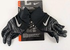Nike Lightweight Gloves Women s Size Xs Running Dri-fit Tempo Black silver