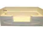Walk-in Bath To Shower Easy Step Thru Insert Diy Conversion Kit Senior Safety