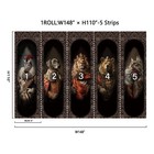 Wall Mural 3d Animal Negotiation Wallpaper Self-adhesive Removable Vinyl Sticker