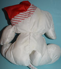 Vintage Fisher Price Puffalump Christmas Stuffed Puppy Dog With Candy Cane 1990