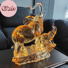 13 8  H Large Acrylic African Elephant Statue Home Decor Gifts