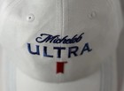 Michelob Ultra White Adjustable Logo Baseball Cap Nwot