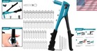  33 Value New Heavy Duty Rivet Gun Kit With 80 Rivets   4 Drill Bits