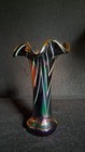  possibly  Imperial Freehand  425  Antique  1920s  Iridescent Art Glass Vase