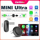 Carlinkit Mini Ultra3 Wireless Android Auto Carplay Adapter 2in1 Plug 5g Stable