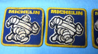 Vintage Michelin Man Running Tire 1980s Patch From Coveralls work Shirt-set Of 3