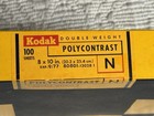 Kodak Photographic Paper - 100 Sheets Polycontrast N - 8x10in  Sealed  Exp 9 77