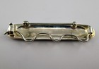 Sterling Silver Charm Pin Engravable Brooch Charm Hanger Holder New Old Stock