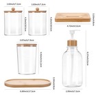 Bathroom Soap Dispenser Set  Bathroom Set Of 6  Toothbrush Holder  Soap Dispe   