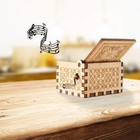 Mom Gifts Music Box To Mom Hand Crank Vintage Engraved Wooden Musical Box Per   