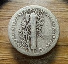 1917-s Mercury Dime - Actual Silver Coin Shown - Free Shipping   Tracking Inv110