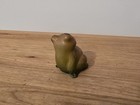 Frog Figurine Made In Hong Kong Vintage Collectible 