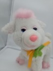 Vtg Toy Network Plush Sleepy Lamb Sheep White Pink Sherpa Stuffed Plush Animal