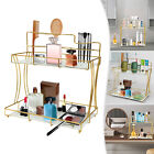 Bathroom Organizer Countertop With Toothbrush Holders  2 Tier Bathroom Vanity
