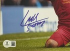 Luis Suarez Signed Liverpool 8x10 Photo Bas Beckett