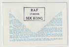 17 11 1978 Hong Kong Flown Cover - Rafm Ha36 - Flt  Lt  H b  Gray