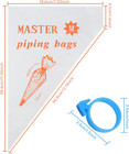 Piping Bags Disposable 200pcs 12 Inch Pastry Bags icing Bags  For Cake Decoratin