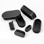 Oblong Plastic Tubes End Cap Bungs Blanking Plugs Pipe Inserts Table Feet Chair