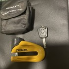 Trimax T665ly Yellow 10mm Disc Lock Security And Transportation Accessories