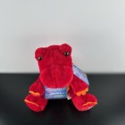 Russ Rare Shining Stars Dinosaur With Sealed Code 10    Red Orange Dino Plush Nwt