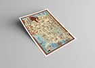 Paul Bunyan s Pictorial Map Of The United States Illustrated Map Poster