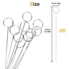 30 Pcs Metal Wire Floral Picks 13 Inch Wire Place Card Holder Metal Table Name N