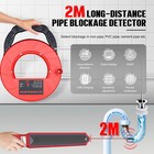 Pipe Blockage Detector Locators 100ft 30m Waterproof For Pvc Plastic Metal