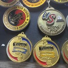 American Taekwondo Association  Lot Of 12 Medals  Talcum Grand Prix  Morris Cup