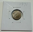 1971 Norway 1 Ore Coin Km 403 Bronze Squirrel Animal Nordic Vintage Scandinavian