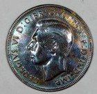1941 Huge Clashed Die Error Australian 1 One Penny Coin  j49