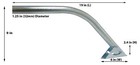 Digital Tv Antenna J-mount J Mount Metal Mast Angle Adjustable