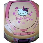 Hello Kitty Cd 2014 Boombox Cassette Player Am fm Radio Kt2028a read parts Only 