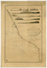 Antique Print-sea Chart-coast-peru-south America-depot De La Marine-1821