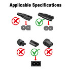 Buy1get1 Free 2 Prong Power Cord Ac Power Cord 5 Feet Standard 2slot Replacement