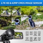 Video Camera 42mp 18x Flip Screen Youtube Professional Camcorder W  Microphone