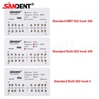 Dental Orthodontic Braces Brackets Mini Roth 022 Hook345 arch Wire Nature Ce