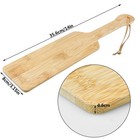 Sumersha 2pcs Sorority Paddle Unfinished Wood Paddles Solid 14 Inch  