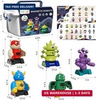 Temi Magnet Robot Toy For Kids 3-5 Years Old - Monster Magnet Toys Stacking Tran