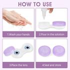 60 Pcs Colorful Contact Lens Case Bulk Eye Lense Box Holder Container Eyes Care